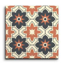 Encaustic Starburst of Terracotta Harmony (Sample.250615.sdies)