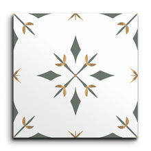 EmeraldLeaf Encaustic Harmony Tile (Sample.250622.bocpe)