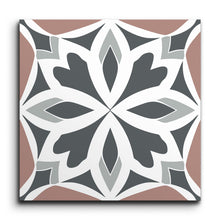 Enchanted Encaustic Blossom Tile (Sample.250529.koxbt)