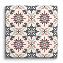 Elysian Encaustic Blossom Tile (Sample.250622.ovvbl)